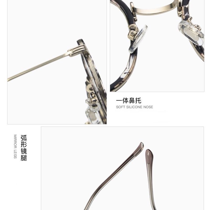 (YUZHU) COD Fashion Korea Anti Blue Light Tortoiseshell Square Frame Kacamata Wanita Yang Dapat Diganti