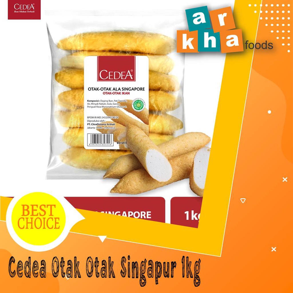 

CEDEA OTAK OTAK SINGAPORE 1KG OTAK-OTAK SINGAPORE CEDEA FROZEN FOOD