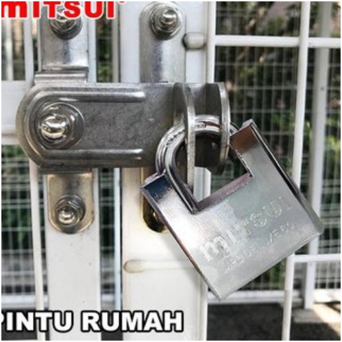 Gembok Baja DELUXE Anti Karat Padlock Gembok Pagar Toko