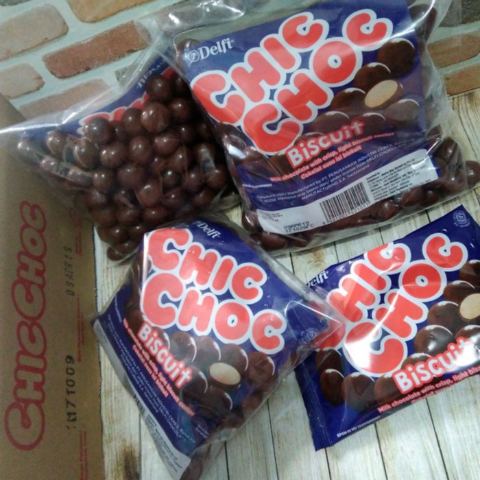 

DELFI CHIC CHOC 250 GRAM SNACK CAMILAN COKLAT KILOAN ORI