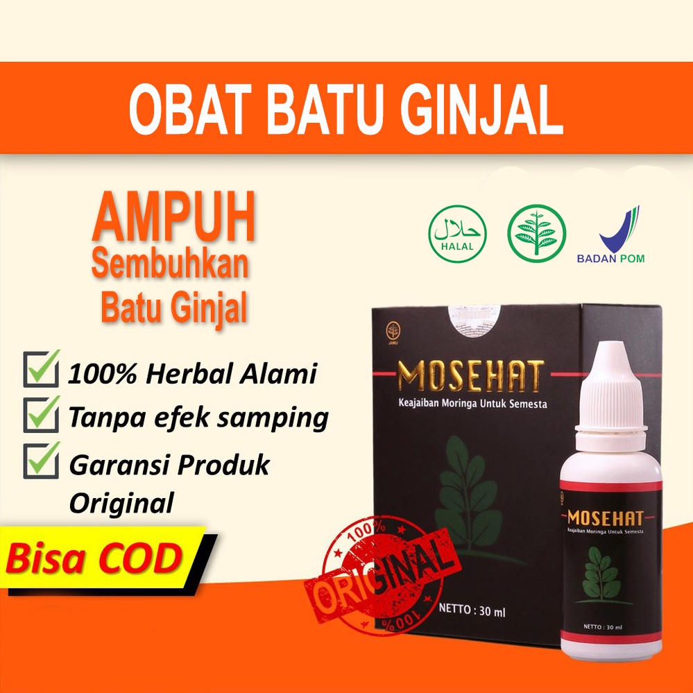 OBAT BATU GINJAL Kencing Batu Paling Ampuh Mosehat Herbal Original Bpom