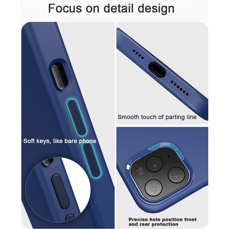 Casing Silikon Magnetik Wireless Charging Untuk IPhone 12 13 Pro Max