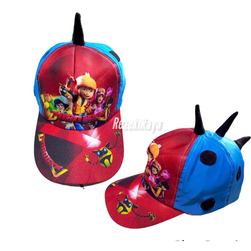 PROMO topi anak terbaru!!!Topi karakter BoBOY/MODEL Duri Topi Anak laki laki Murah