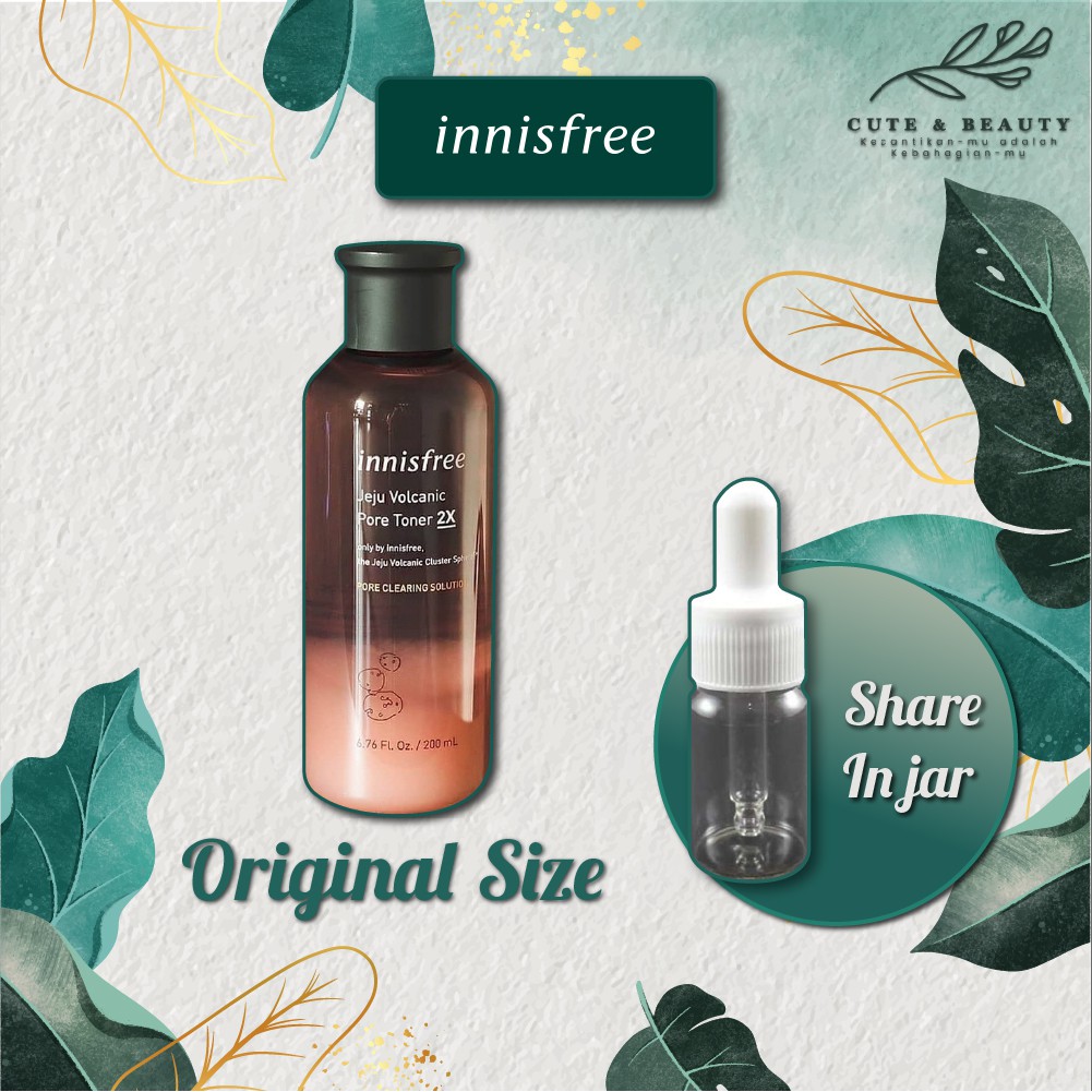 INNISFREE JEJU VOLCANIC PORE TONER 2X 200 ml
