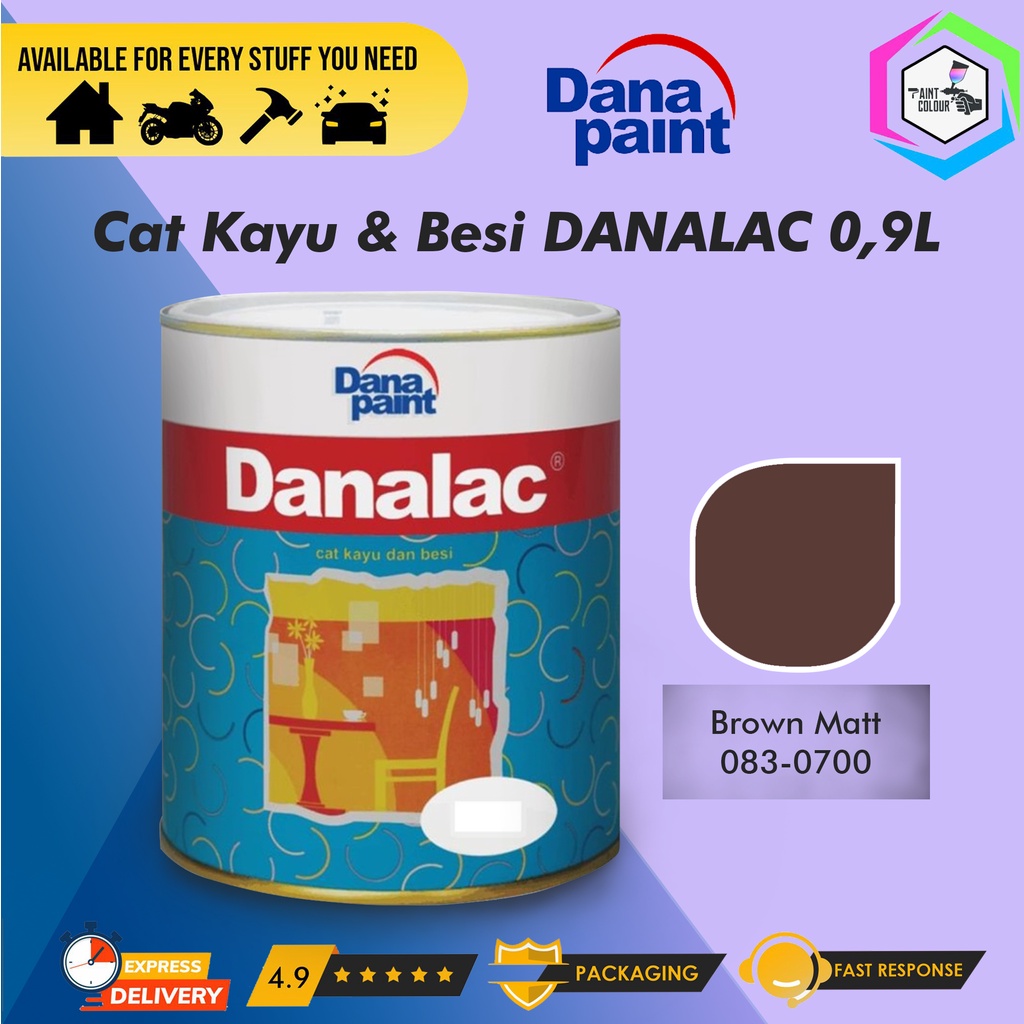 Cat kayu Dan Besi DANALAC Brown Matt 083 - 0700