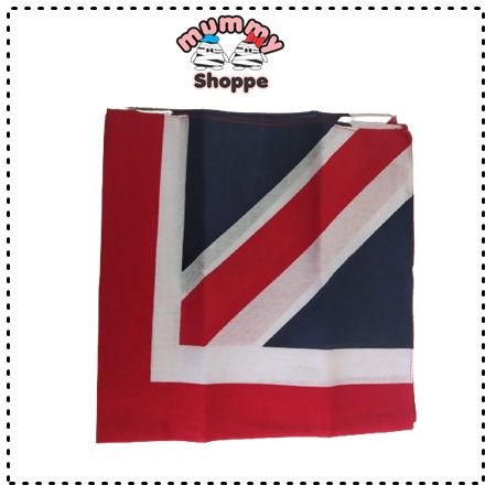 Union Jack Bandana / Syal slayer motif Bendera Inggris