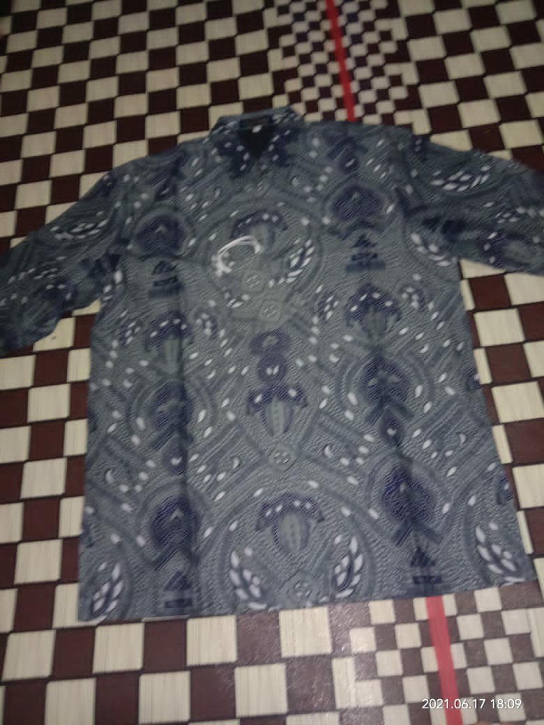 Firdaus Kemeja Batik Solo Katun Primisima Lapis Furing Ori Raja Sakti