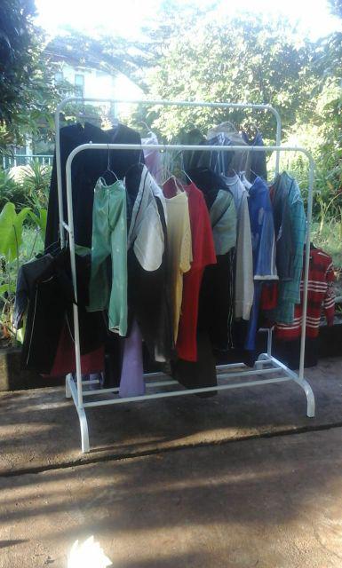 Jemuran Baju Gantungan Pakaian Rak Sepatu Baju Tempat Jemur Baju Awet Bahan Besi Max Beban 20kg