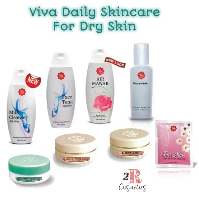 ❤️ MEMEY ❤️ VIVA Cosmetic Paket Perawatan Harian / Daily Skincare