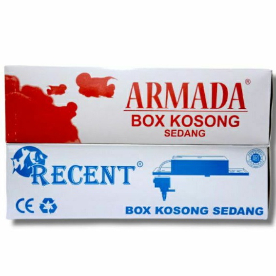 ARMADA/RECENT/GINGA/AQUAMAN/KANDILA Box Kosong Sedang media filter aquarium