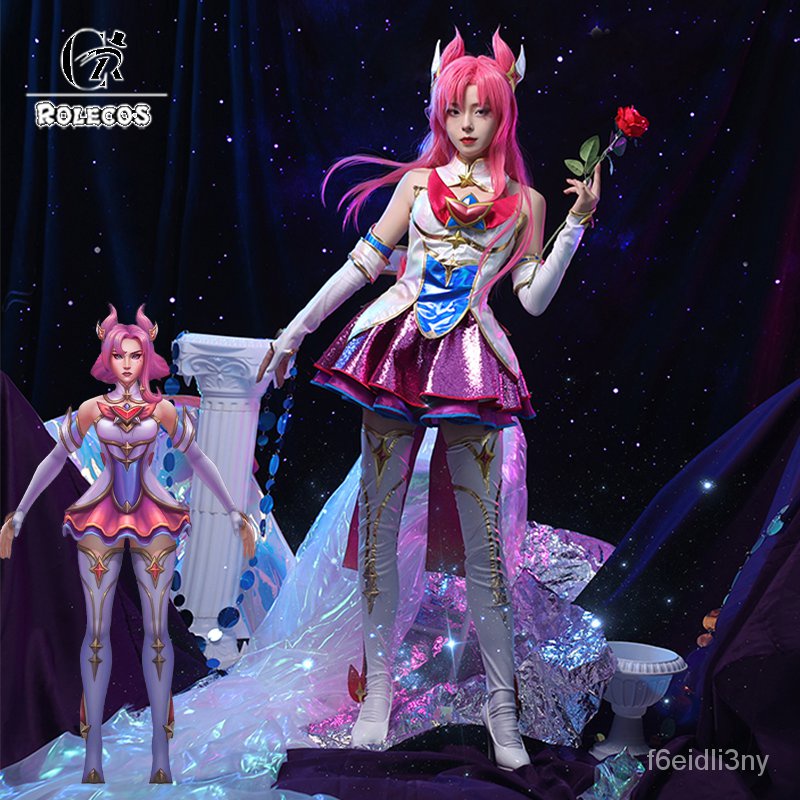 LOL Star Guardian Kaisa Cosplay Costume Game LOL Kaisa Cosplay LOL Character Cos Costume Out
