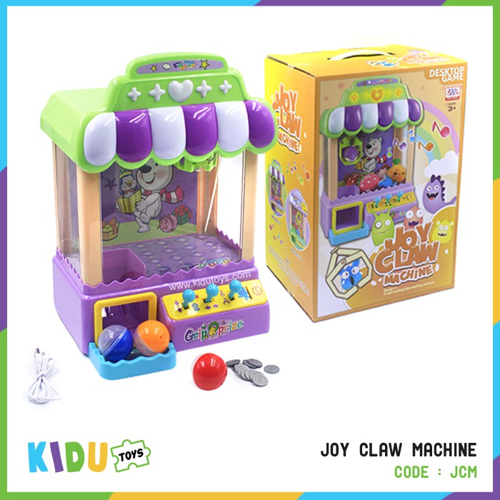 Mainan Anak Kekinian Joy Claw Machine / Mesin Capit / Mainan Capit Kidu Toys