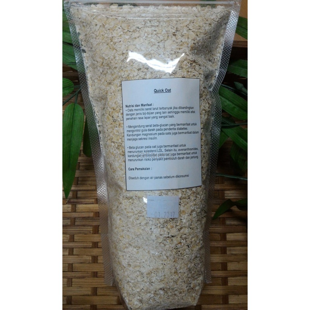 

Natural Quick Oat (Oat Seduh) - 1kg