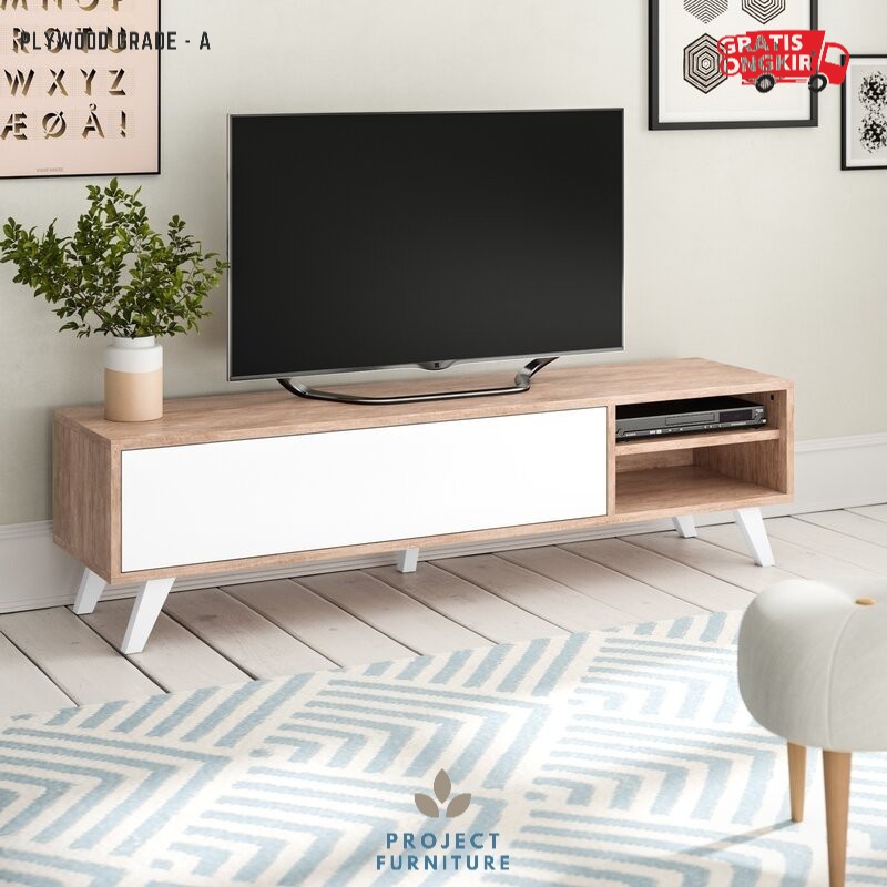 Latopia Balduino - Meja TV / Rak TV Minimalis Modern  150 cm Maks TV 60" Scandinavian