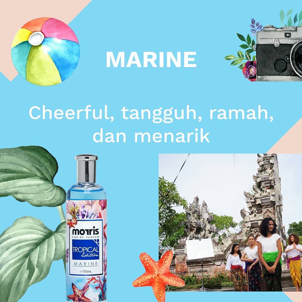 Morris Eau De Parfum Tropical | Minyak Wangi 110 ml