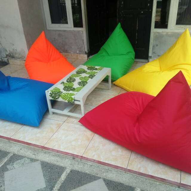 BEAN BAG TRIANGLE WATERPROOF COVER ONLY SIZE L