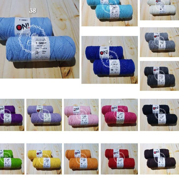 Langsung Beliii.. Benang Rajut Tali Kaos T-shirt Yarn Tyarn Onitsuga