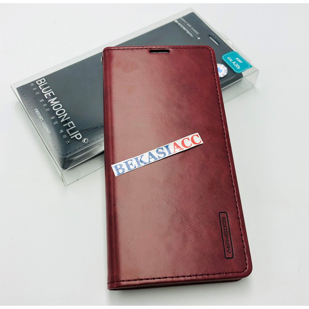 SARUNG FLIP CASE SAMSUNG A20S - BLUEMOON FLIP COVER SAMSUNG A20S