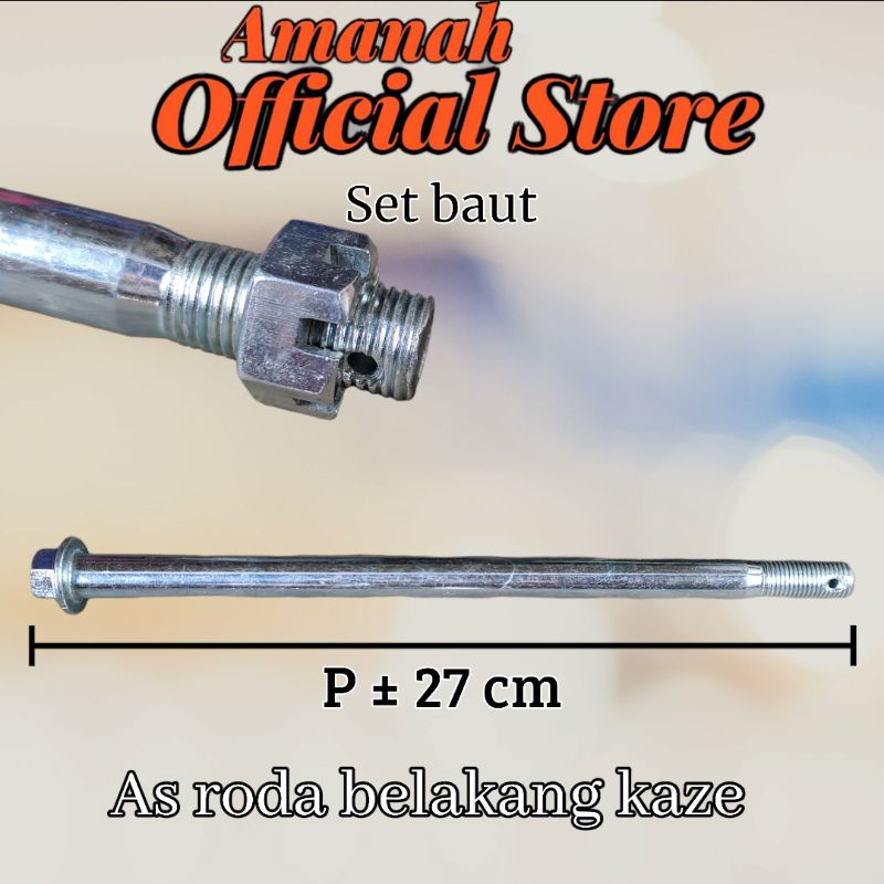 As roda belakang kaze arm Kaze kawasaki megapro mono.