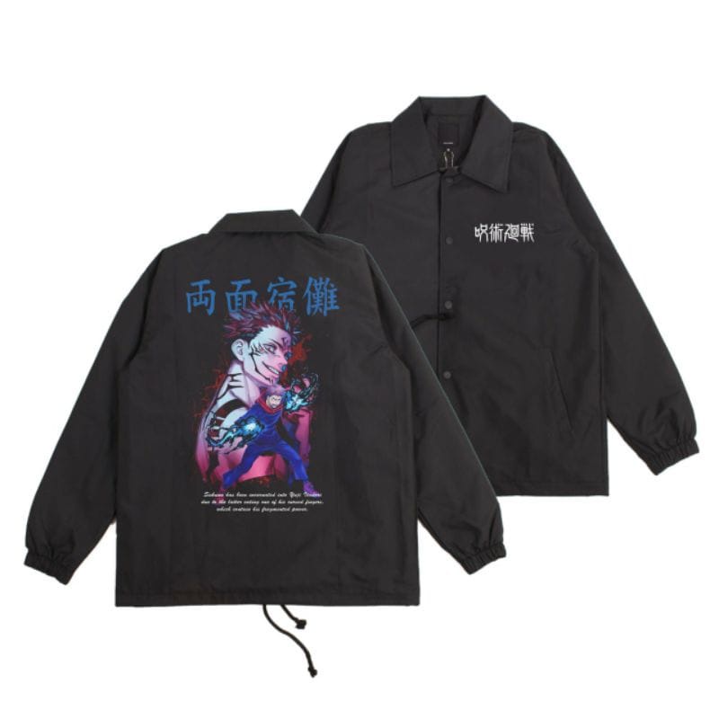 Jaket Coach Anime Jujutsu Kaisen Yuji Itadori