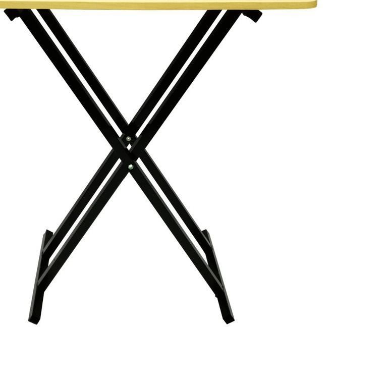 ▼ GUNINCO MEJA LIPAT kayu besi meja laptop portable meja makan cafe bazar adjustable (BISA ) ♪