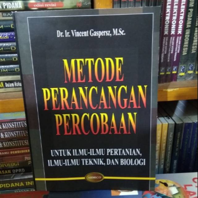 

Metode Perancangan Percobaan