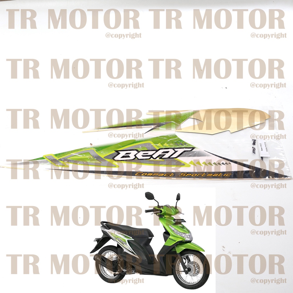 Stiker Motor Beat 2012 Karbu Sticker Striping Full Body Motor