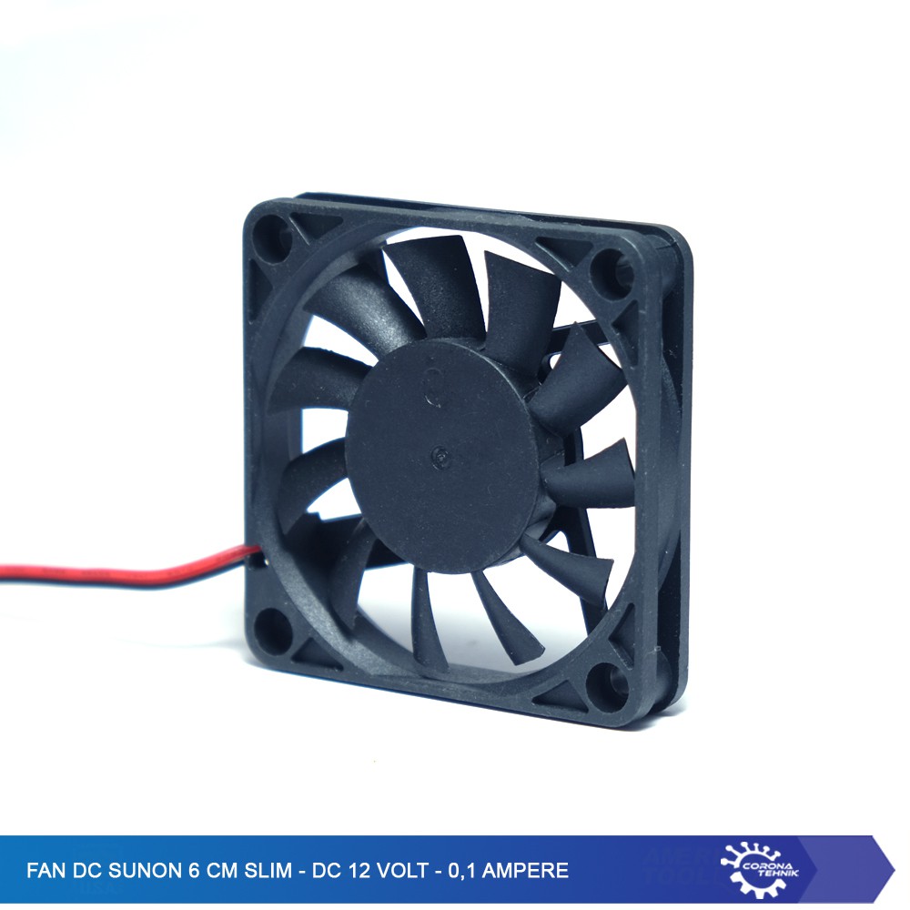 Fan DC Sunon 6 cm Slim - DC 12 Volt - 0,1 Ampere