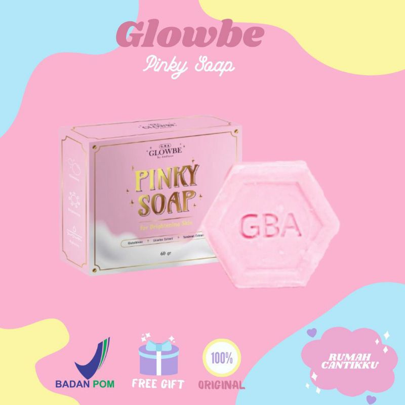 Pinky Soap by Glowbe Beauty Sabun Whitening