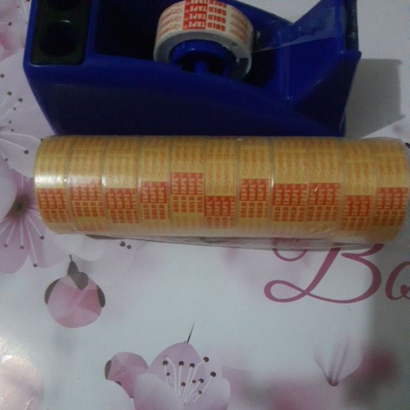 

SOLASI Kecil | Solatip | mini | Bening Gold Tape