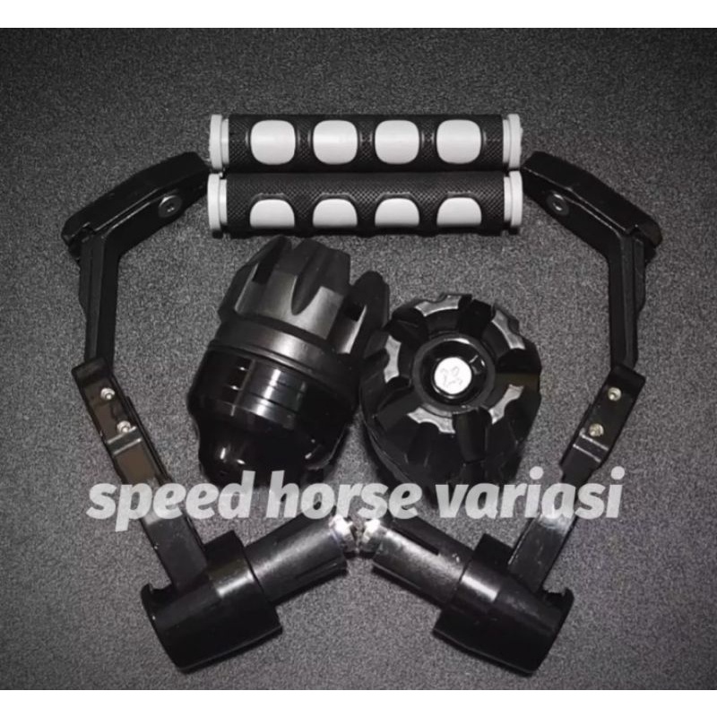 Paket 3item proguard robot babet plus Jalu as roda depan plus karet handle model jari Universal