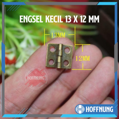 Engsel Kecil 13 x 12 mm Engsel Mini Kotak Ukuran 1cm