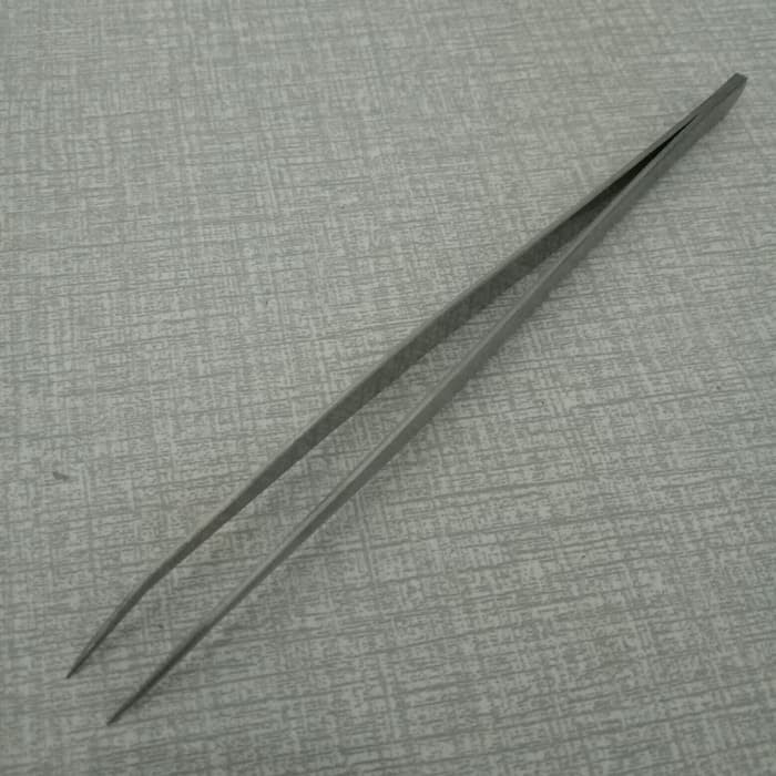 Pinset Bengkok Lancip