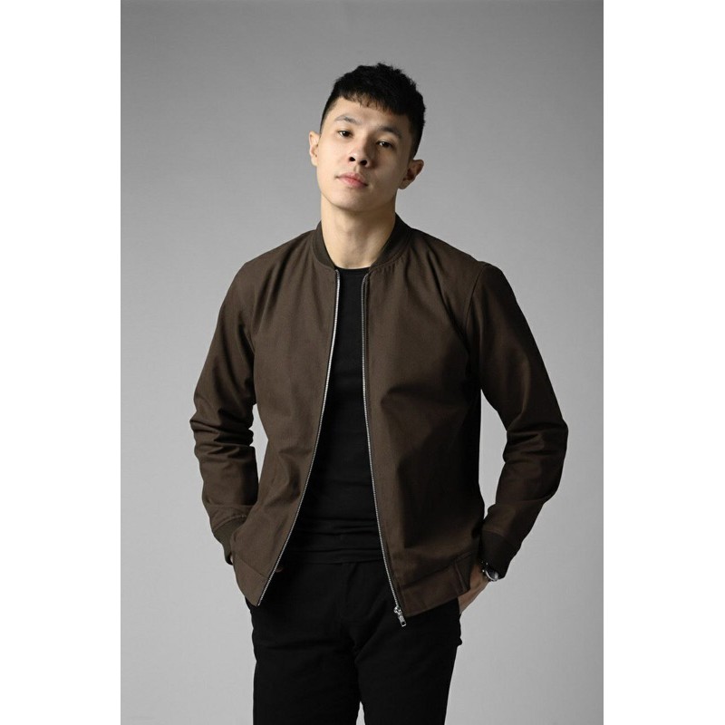 BOOKED - Baby Canvas Bomber by Male.id