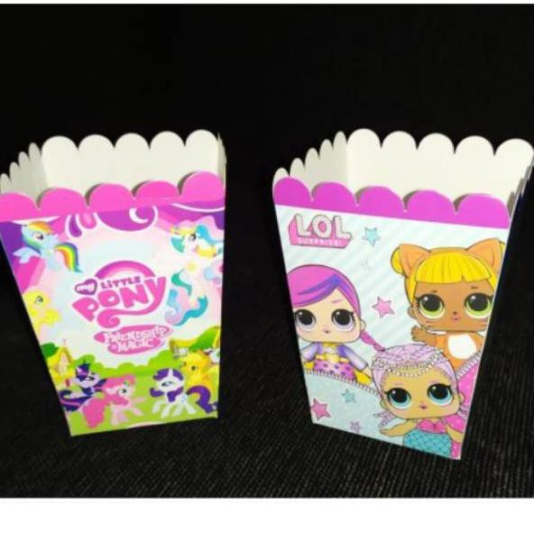 

Y80U Box popcorn kartun 8 x 8 x 11 foodgrade (100 pcs ) !!