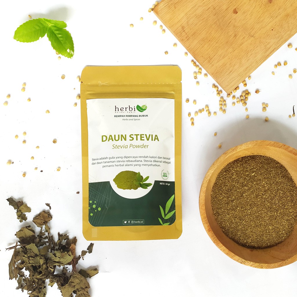 

Gula Daun Stevia HERBI Murni Original High Quality 50gr