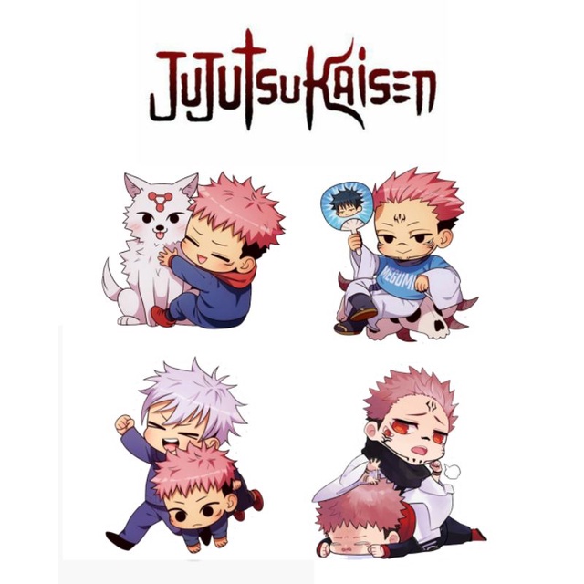 STICKER ANIME JUJUTSU KAISEN CHIBI