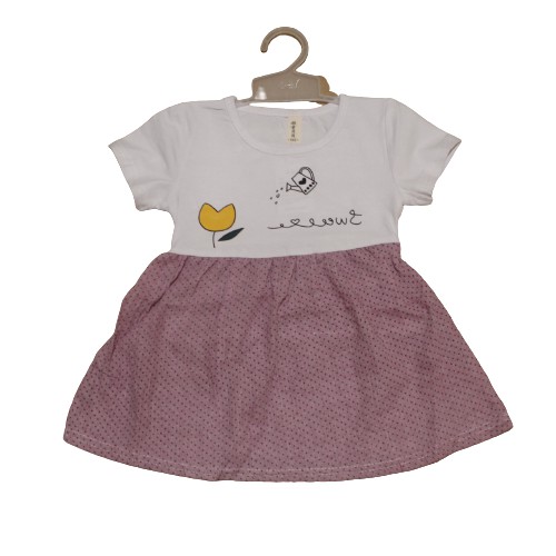 baju bayi/dress daster bayi anak perempuan import  size 0-12 bln