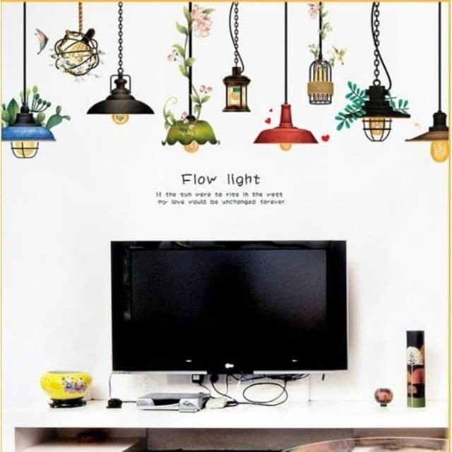 Sk9088 Much Hanging Cages Wallsticker Wall Sticker 60x90