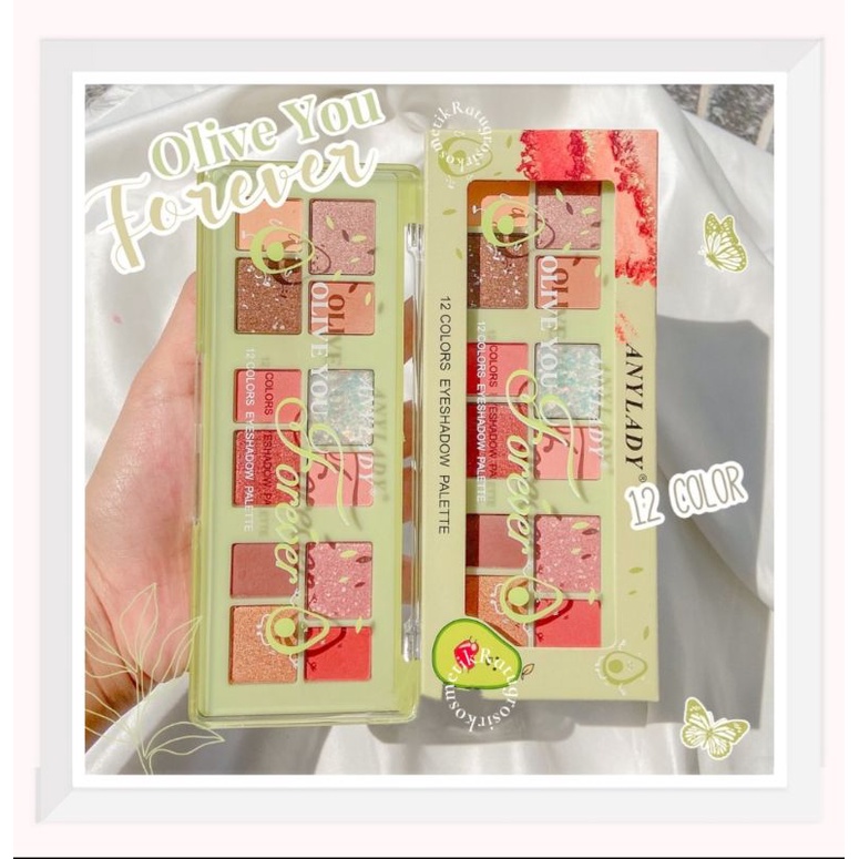 PROMO!!!EYESHADOW PALETTE ANYLADY OUR LITTLE MERMAID NO.752/OLIVE YOU FOREVER NO.916