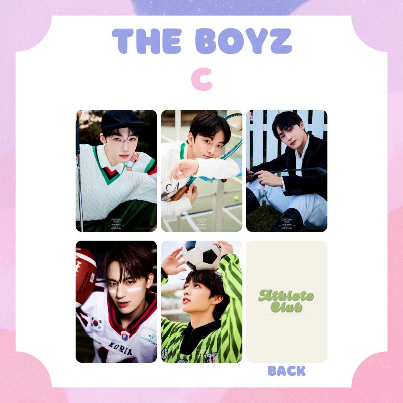 [THE BOYZ] PHOTOCARD THE BOYZ MAVERICK, THE B-ZONE, ATHLET CLUB #4 ‼️BACA DESKRIPSI‼️