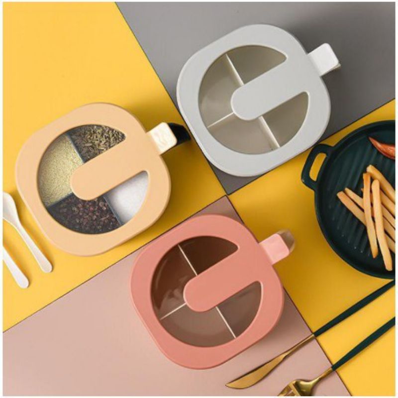 tempat bumbu 4 sekat tempat bumbu