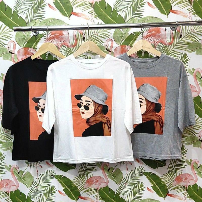 ATASAN KAOS WANITA 7/8