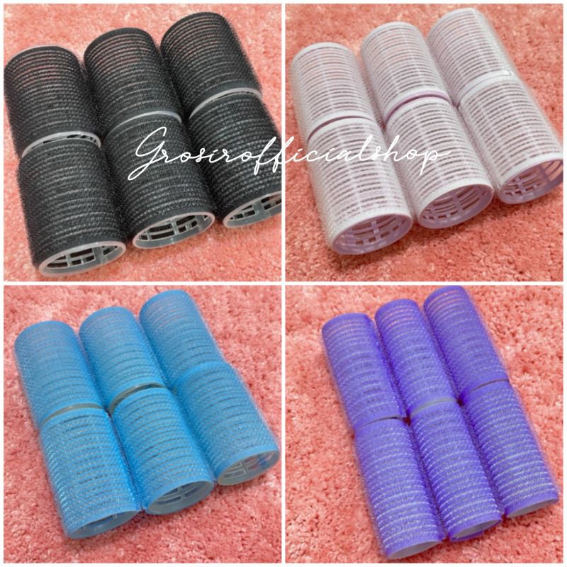 6PCS!! ROLL RAMBUT TEMPEL / ROLL HAIR CURLER