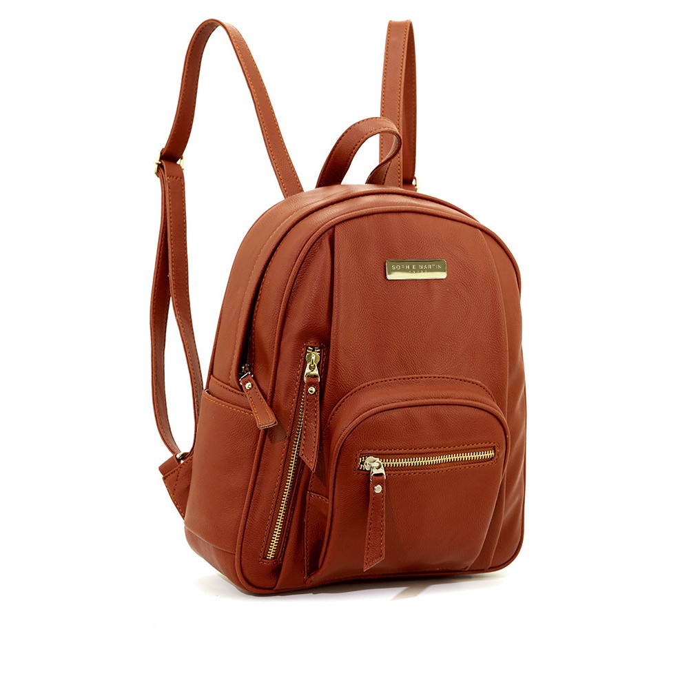  TAS  RANSEL BACKPACK WANITA SOPHIE  MARTIN  COKLAT AMINAQUE 