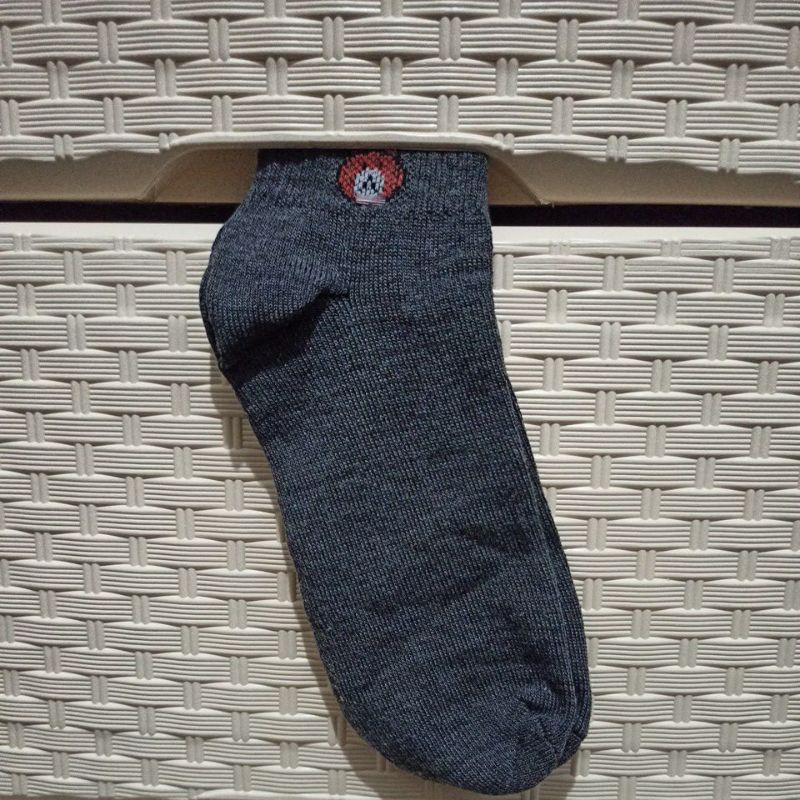 KAOS KAKI PENDEK BROWN CEWEK / KAOS KAKI SEMATA KAKI ANKLE WANITA-ABU TUA