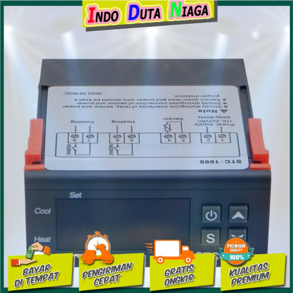 Aquarium Digital Temperature Controller with Sensor - STC-1000