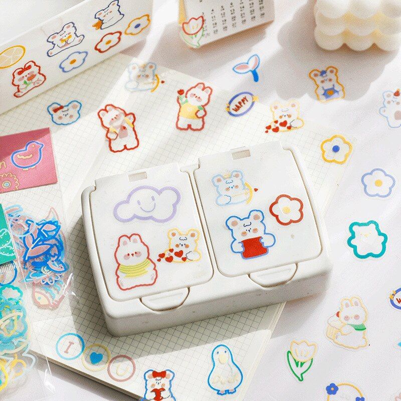 

✅ STICKER BEAR TRANSPARAN ANTI AIR (45PCS/PACK)