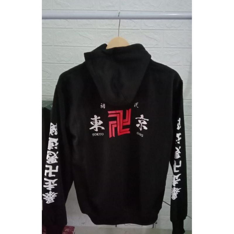 HOODIE TOKYO REVENGERS TOUMAN MERAH PURINSU ANIME  REVENGER TOKREV JAKET BOMBER SWEATER CREWNECK TOM