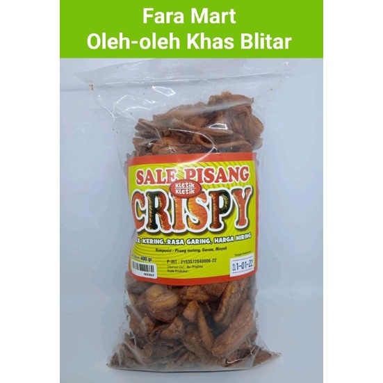 

SALE PISANG CRISPY KHAS BLITAR